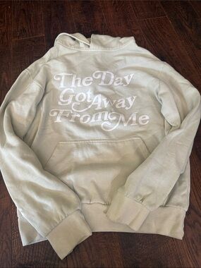 The Day Got Away From Me Pullover Hoodie - Light Sage